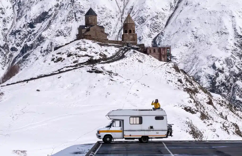 voyager en georgie en camping-car et van