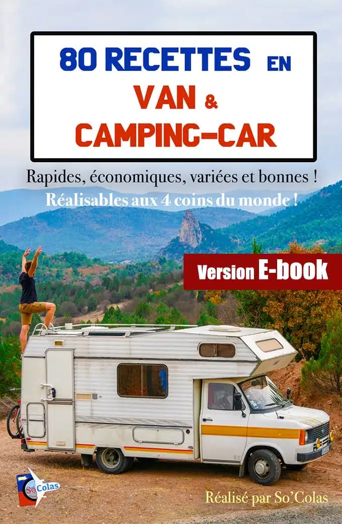 livre de cuisine en camping-car